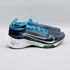 Nike Air Zoom Tempo NEXT% Shoes Boys 5.5Y Blue Running Sneakers CJ2102-400